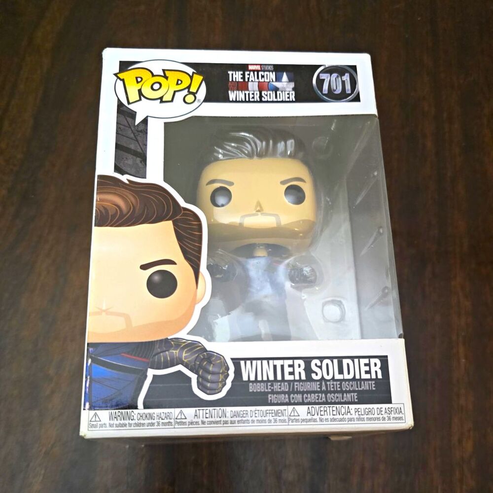 Funko Pop! Marvel Falcon & The Winter Soldier - Winter Soldier Bobble-Head #701